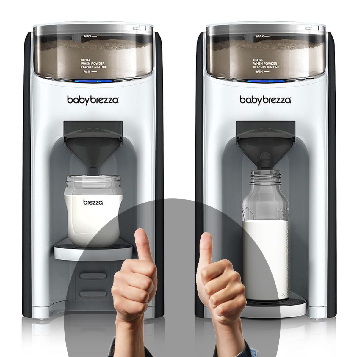 Aparato Baby Brezza calienta biberones automatico y dispensador de leche en polvo para bebes